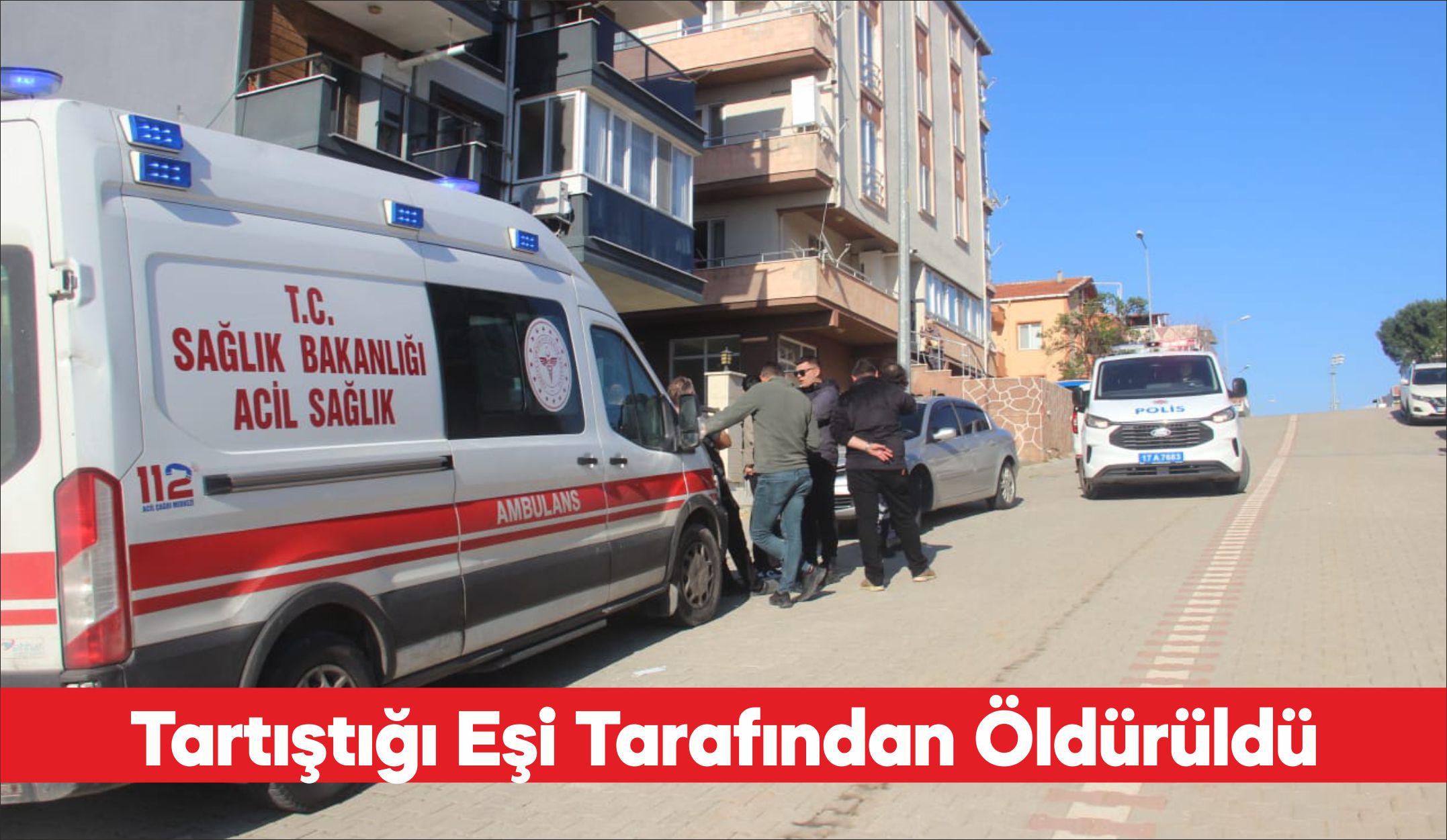 Çanakkale’nin Bayramiç ilçesinde bir kadın, eşi tarafından başından silahla vurularak