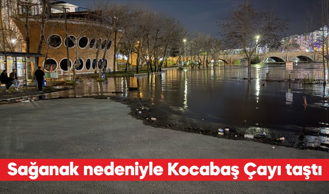 Çanakkale’nin Biga ilçesinde dünden bu yana etkili olan sağanak yağış