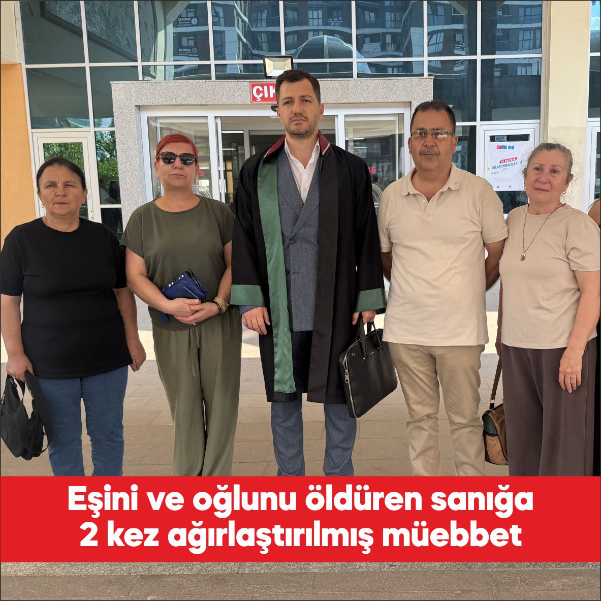 Edirne’de eşi Didem Örs Alacı ve oğulları Doruk Kaan Alacı’yı