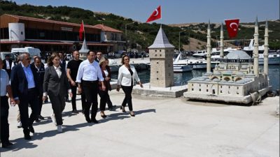 Tarım ve Orman Bakan Yardımcısı Ebubekir Gizligider, Saros Körfezi’ne bırakılan