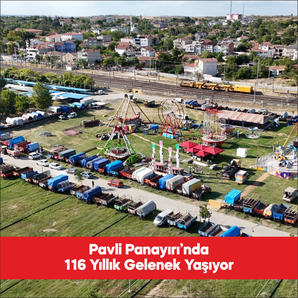 Kırklareli’nin yaklaşık 1800 nüfuslu Pehlivanköy ilçesinde düzenlenen tarihi Pavli Panayırı,