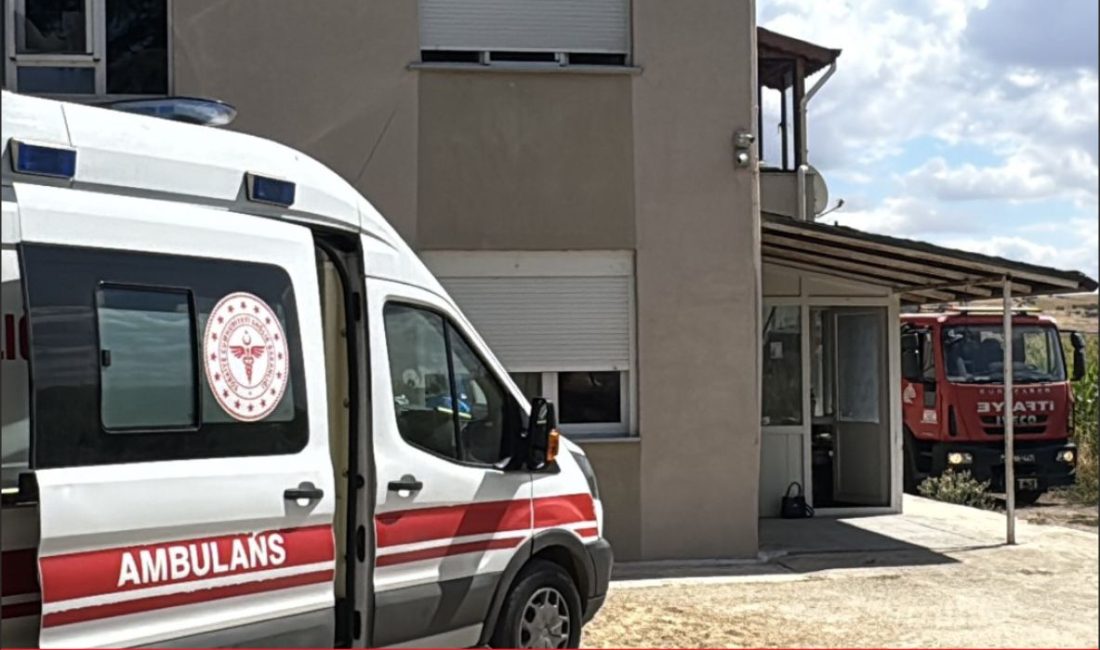 Edirne’de bir evde mutfak tüpünün parlaması sonucu çıkan yangında 1