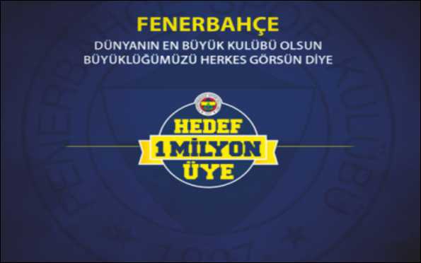 Fenerbahçe Spor Kulübü“Hedef 1 Milyon Üye Projesi’ kapsamında bölgesel çalışmalar