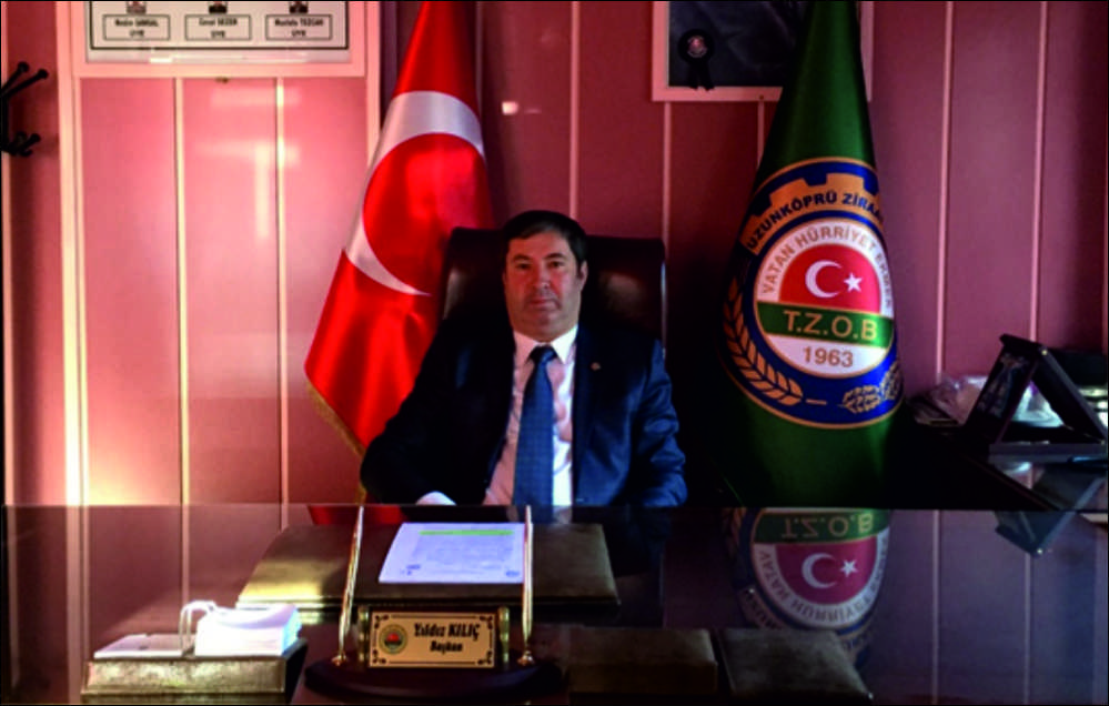 Uzunköprü Ziraat Odası Başkanı Yıldız KILIÇ, Uzunköprü’de başlayan buğday harmanı