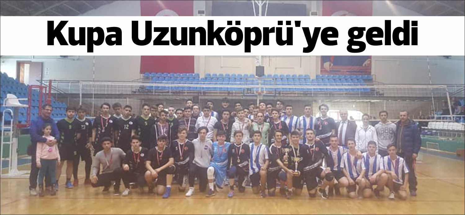 Edirne Bölgesi Okul Sporları Voleybol Genç Erkek İl Birinciliği müsabakalarında