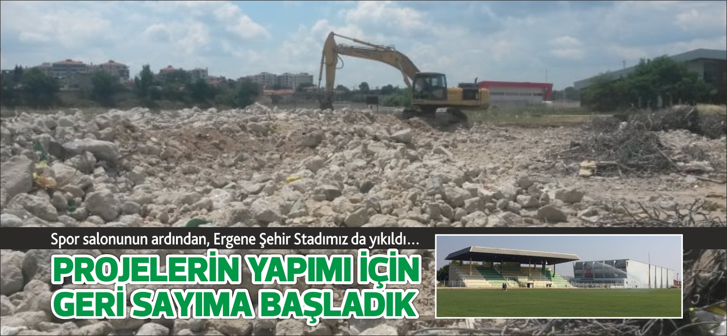 Geçtiğimiz yıl Gençlik ve Spor Bakanlığı tarafından yıkımı onaylanan ve