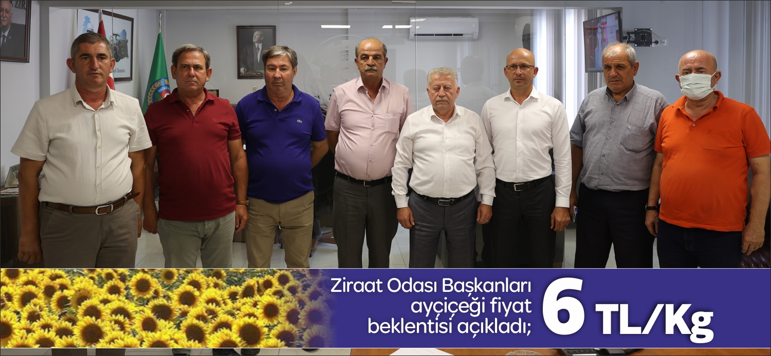 Edirne Ziraat Odası Başkanı ve İlçe Ziraat Oda Başkanlarından oluşan