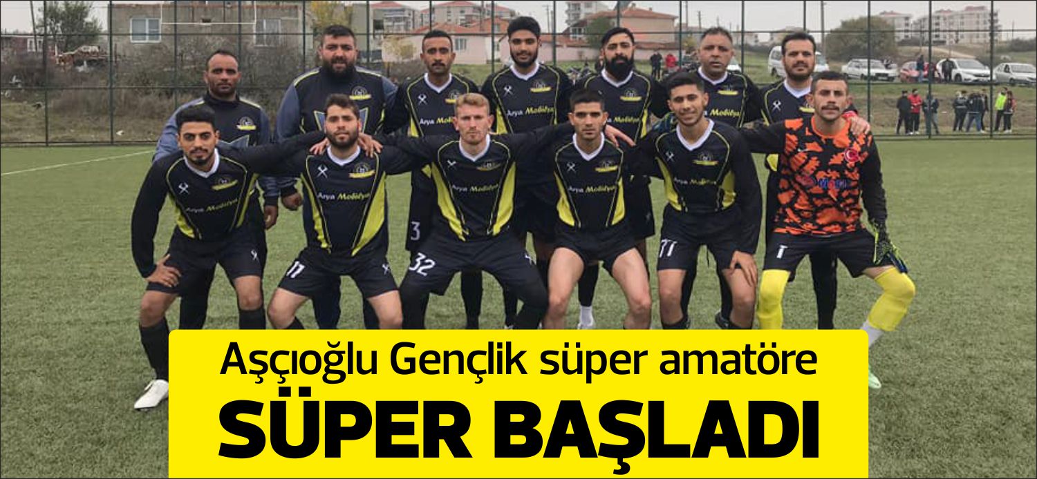 Uzunköprü’nün Süper Amatör ligde tek temsilcisi olan Aşcıoğlu Gençlikspor (Madrid)