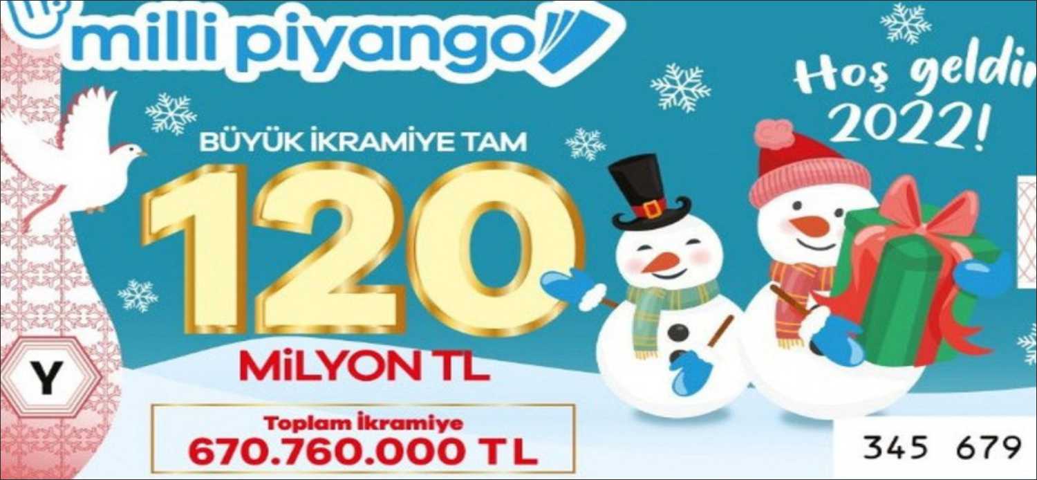 Büyük ikramiye tutarının 120 milyon TL olduğu ve dağıtılacak toplam