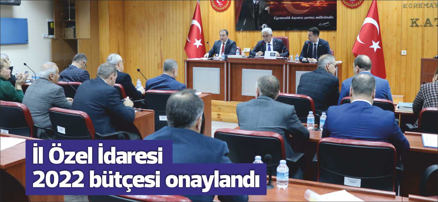 Edirne İl Genel Meclisinin kasım ayı başından itibaren sürdürdüğü bütçe
