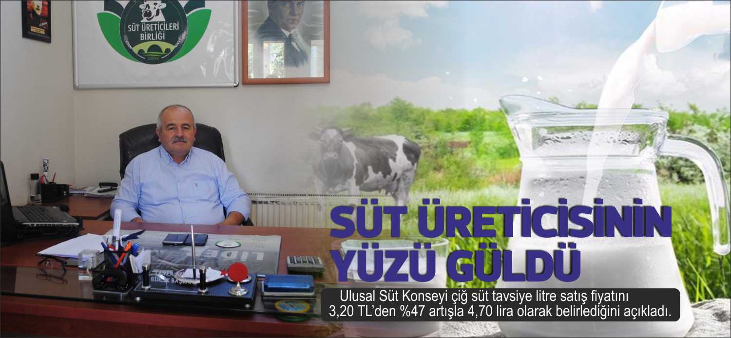 Ulusal Süt Konseyi çiğ süt tavsiye litre satış fiyatını 3,20