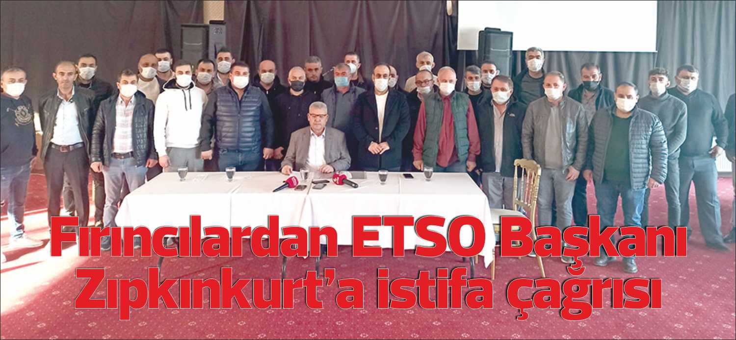 Edirne Fırıncılar Derneği Başkanı Yılmaz Cambaz, ETSO Başkanı Recep Zıpkınkurt’un