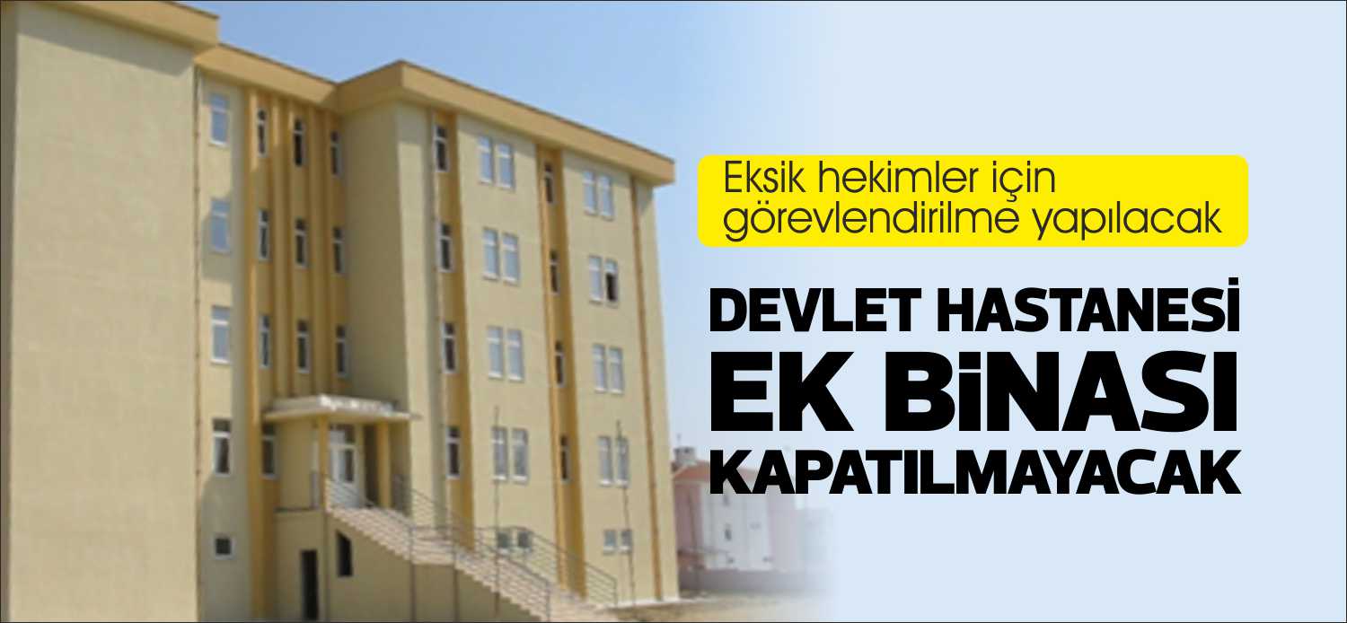 Uzunköprü Devlet Hastanesi’nin uzman doktor kadrolarında yaşanan eksilmenin ardından kapatılması