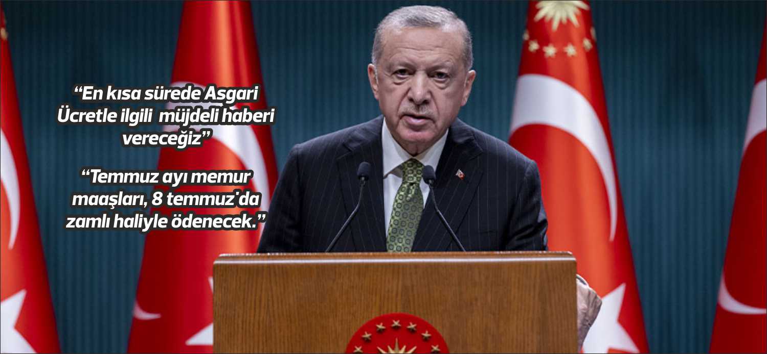 Cumhurbaşkanı Recep Tayyip Erdoğan, Kabine Toplantısı’nın ardından önemli açıklamalarda bulundu.