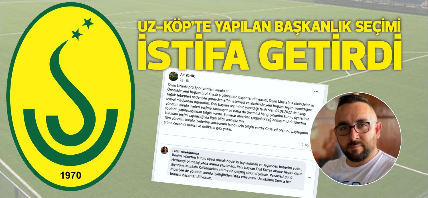 Edirne’yi Bölgesel Amatör Ligde tek temsil eden Uzunköprüspor’da 2 yıldır