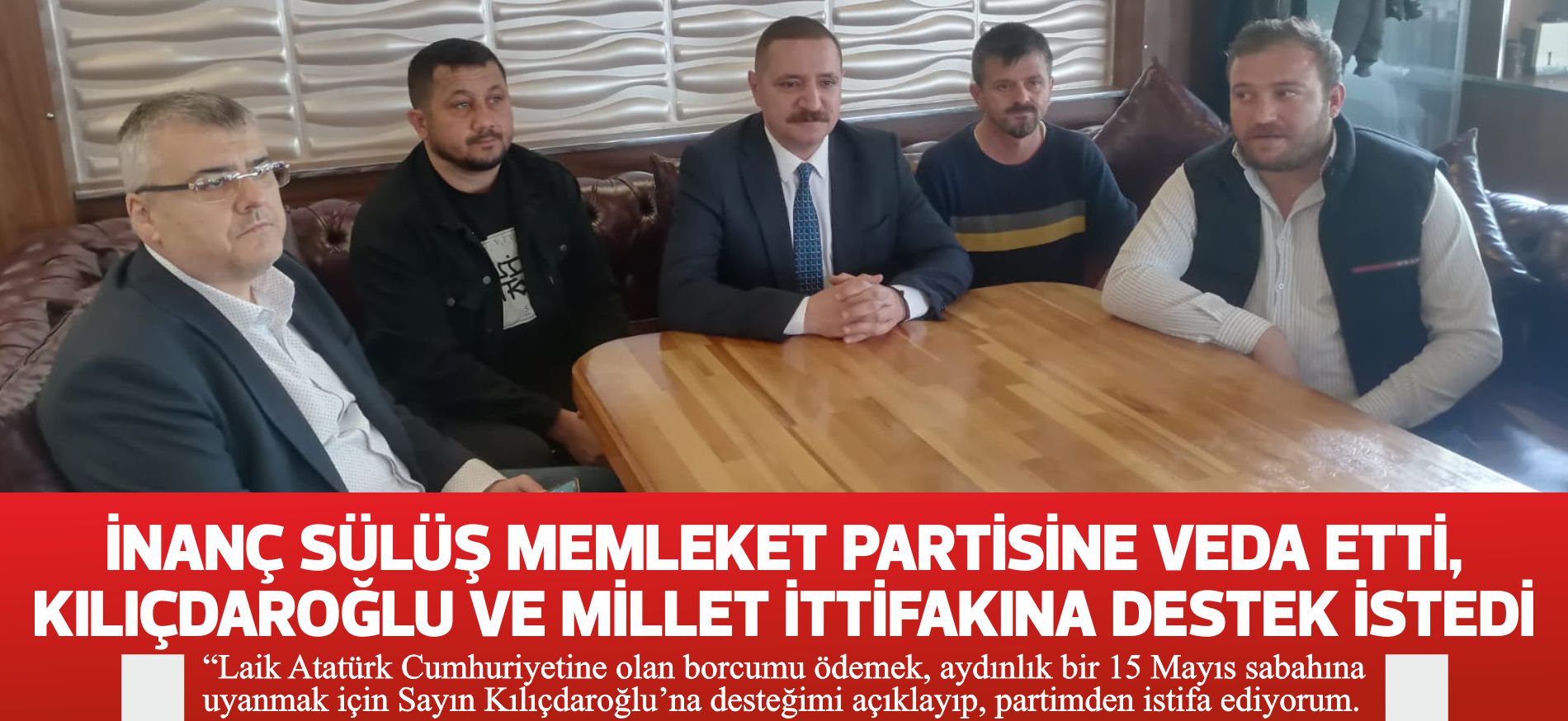 İnanç Sülüş; “Laik Atatürk Cumhuriyetine olan borcumu ödemek, aydınlık bir