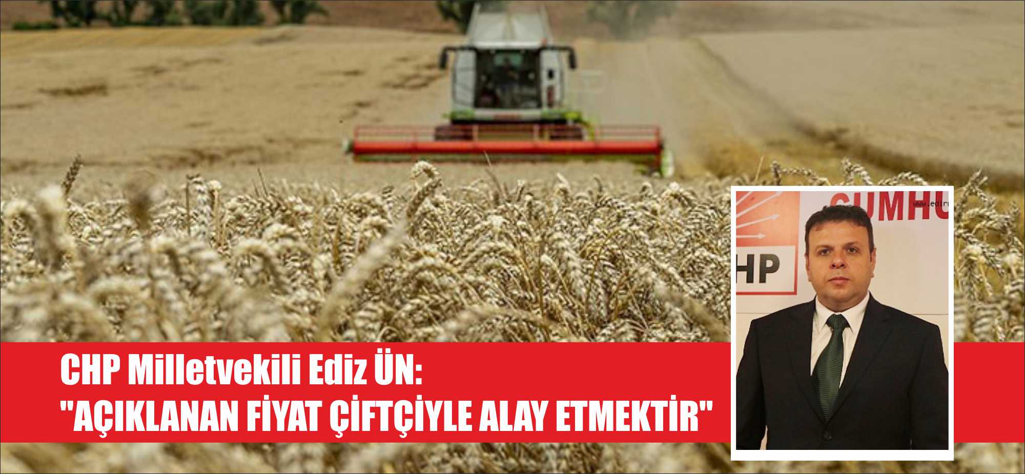 CHP Edirne Milletvekili Ediz Ün, Toprak Mahsulleri Ofisinin (TMO) 2023