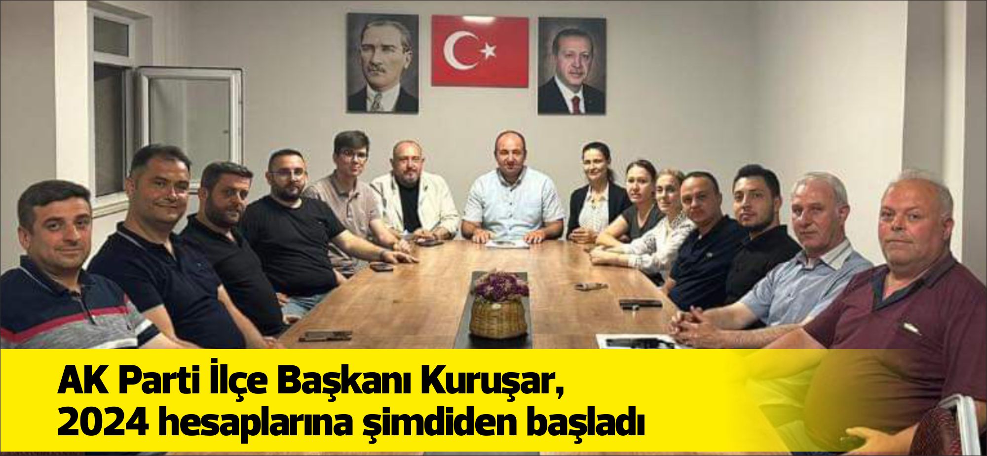 AK Parti Uzunköprü İlçe Başkanlığı 28 Mayıs seçimlerinin ardından çalışmalarını