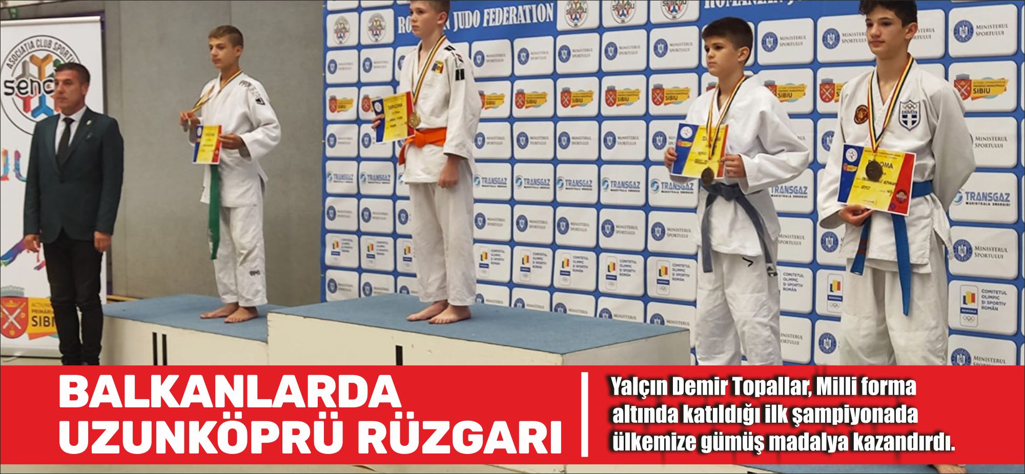 • Yalçın Demir Topallar, Milli forma altında katıldığı ilk şampiyonada