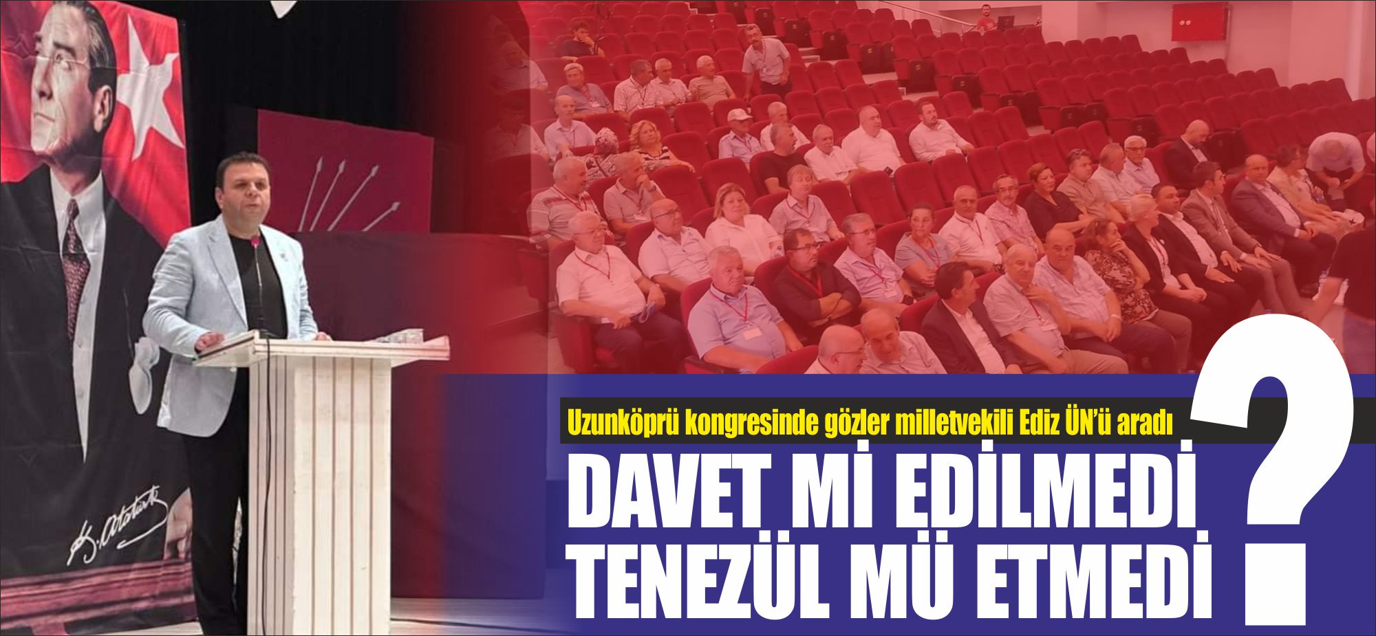 CHP’nin Edirne milletvekillerinden Baran Yazgan’ın divan başkanlığını yaptığı 20 Ağustos