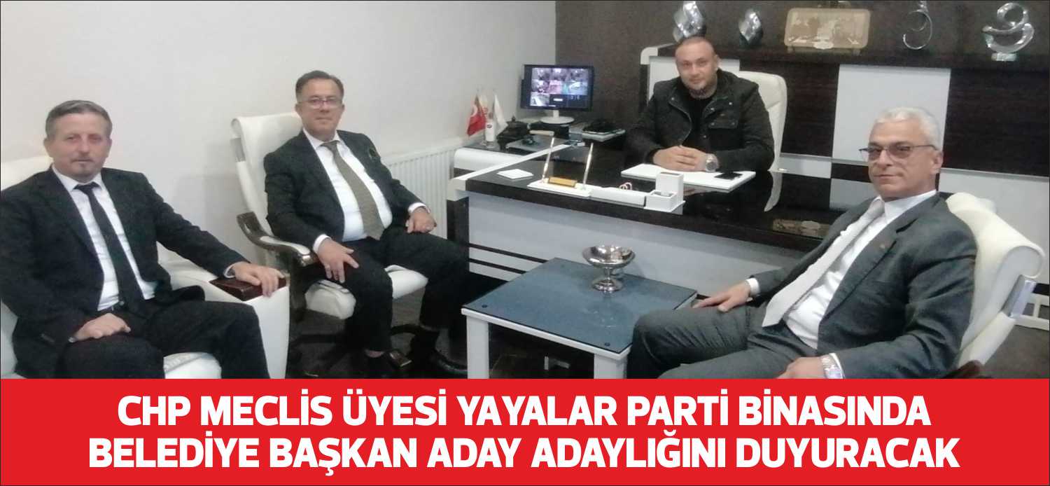 Uzunköprü Belediye Başkanlığı için aday adaylığı resmi başvurusunu İlçe Başkanı
