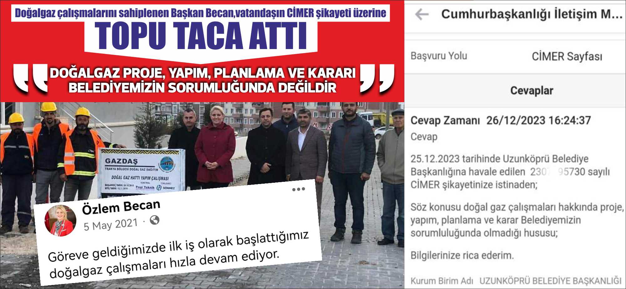 2019 yılının Kasım ayında Cumhuriyet mahallemizde ilk kazması vurulmasıyla birlikte