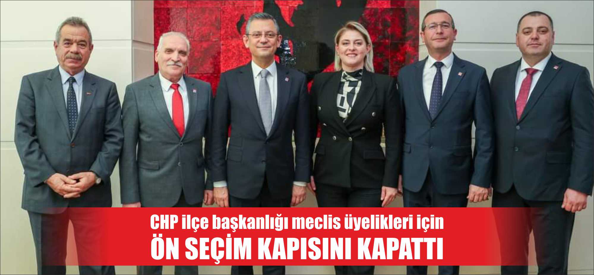 31 Mart tarihinde yapılacak mahalli idareler seçiminde CHP Parti Meclisi