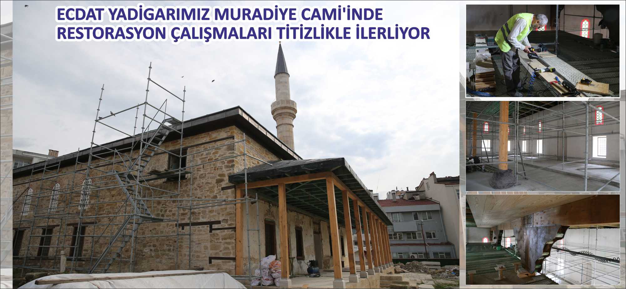 Osmanlı dönemine ait beşikörtümü camilerin en büyüğü olarak 1443 yılında