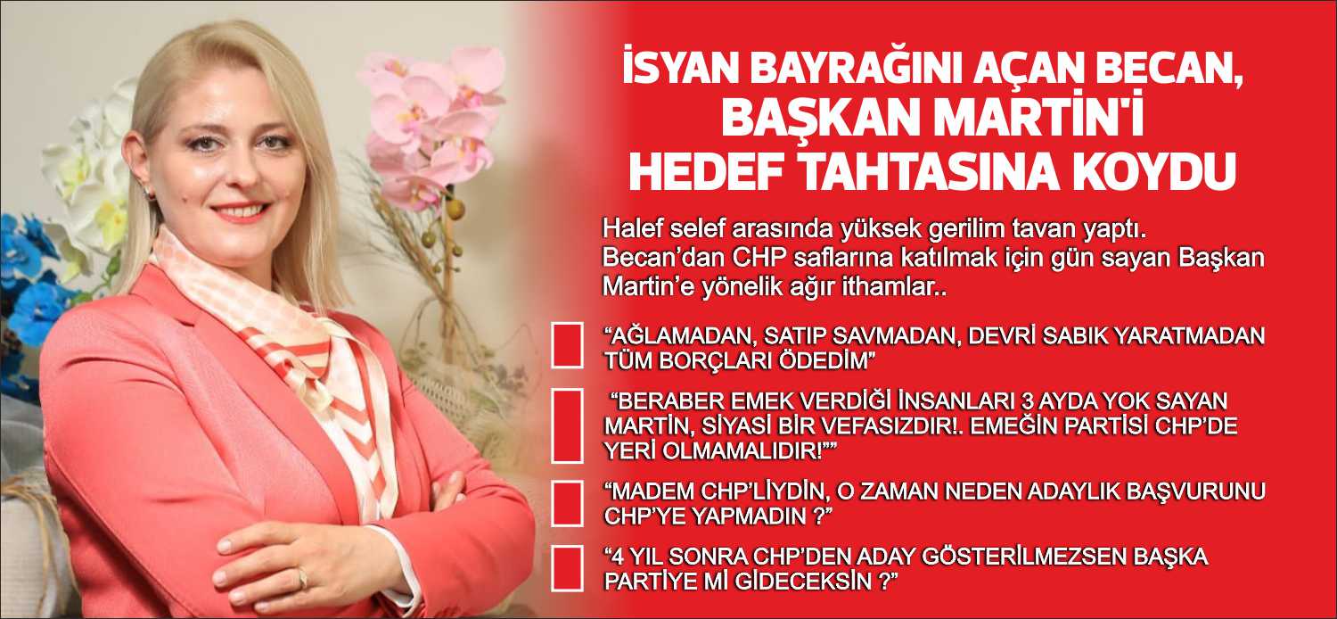 Halef selef arasında yüksek gerilim tavan yaptı. Becan’dan CHP saflarına