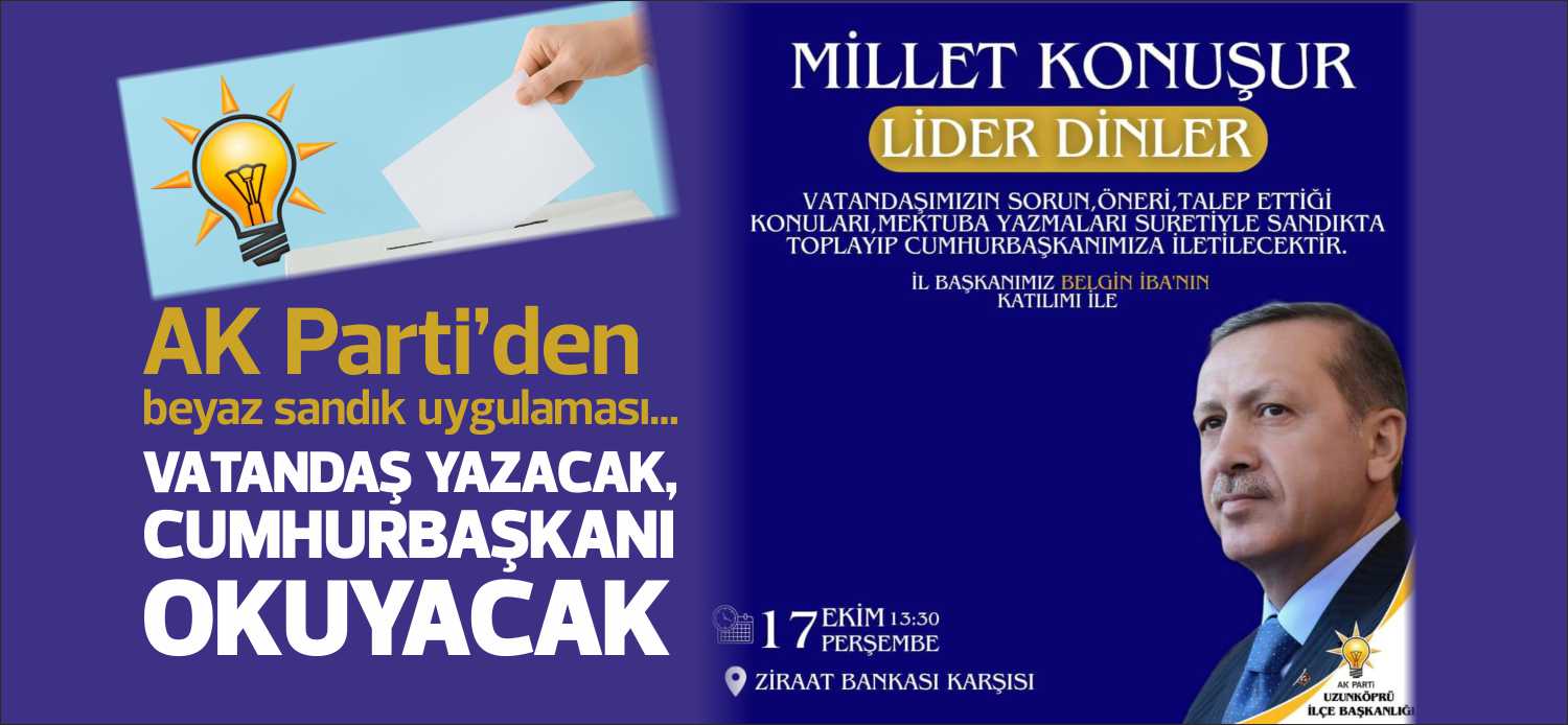 AK Parti, 8’nci Büyük Kongre’ye giden süreçte başlattığı beyaz sandık