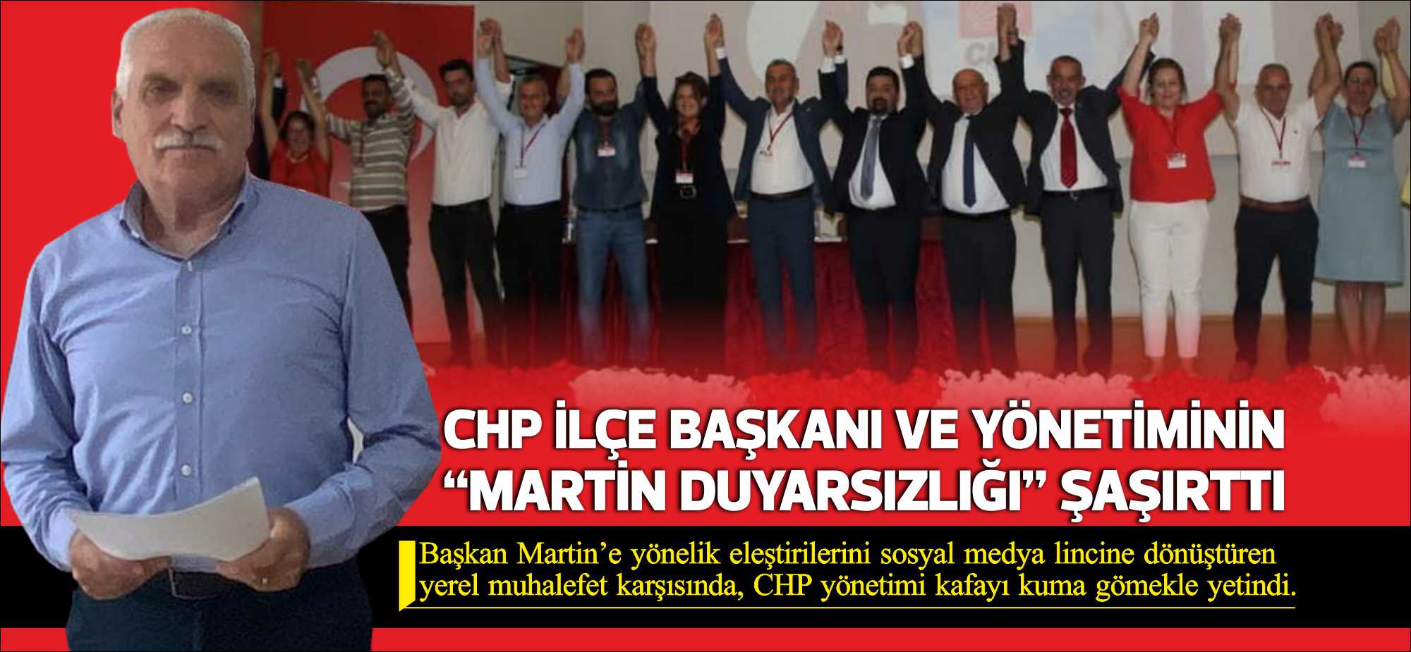Belediye Başkanı Martin’e yönelik eleştirilerini sosyal medya lincine dönüştüren yerel