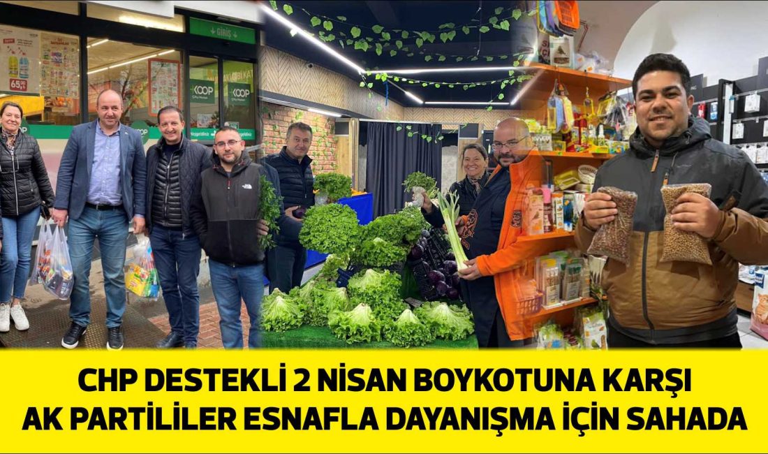 AK Parti teşkilatları, 2 Nisan’da CHP’nin destek olduğu boykot çağrılarına