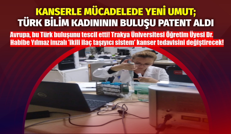 Trakya Üniversitesi’nden küresel bir başarıya imza attı. Tıp Fakültesi Farmasötik