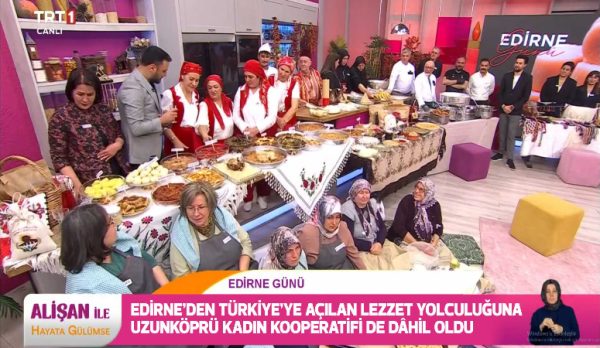 Edirne Valiliği tarafından, kentin yerel ürünlerinin tanınırlığını artırmak amacıyla kadın
