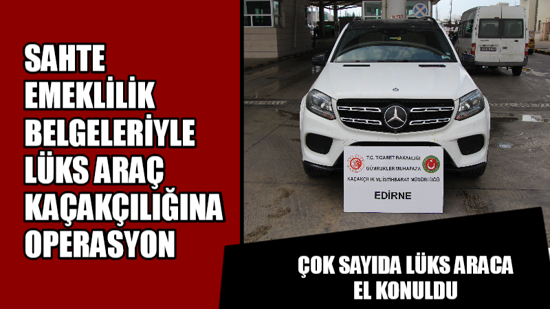 Ticaret Bakanlığı Gümrükler Muhafaza Genel Müdürlüğü ekipleri, yurt dışından sahte