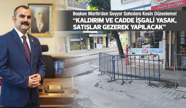 Uzunköprü Belediye Başkanı Ediz Martin, yaya ve araç trafiğinin yoğun