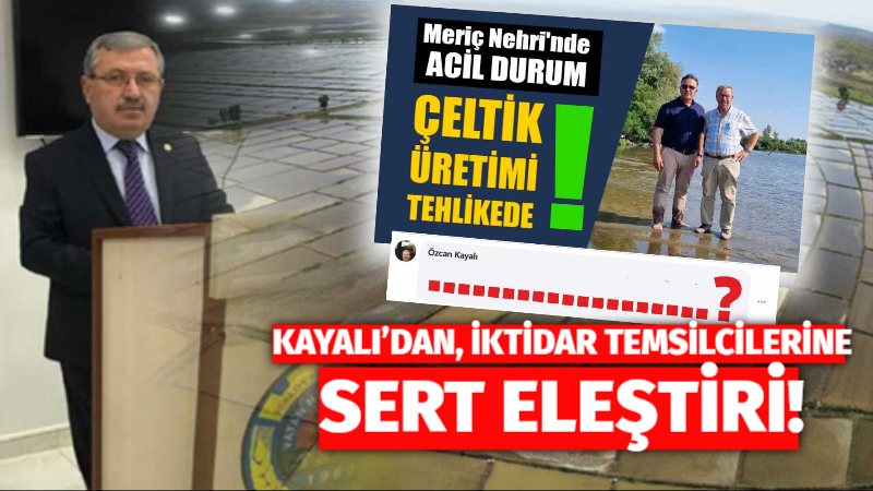 Bölgemizin en önemli tarımsal su kaynaklarından Meriç Nehri’nin debisi, son