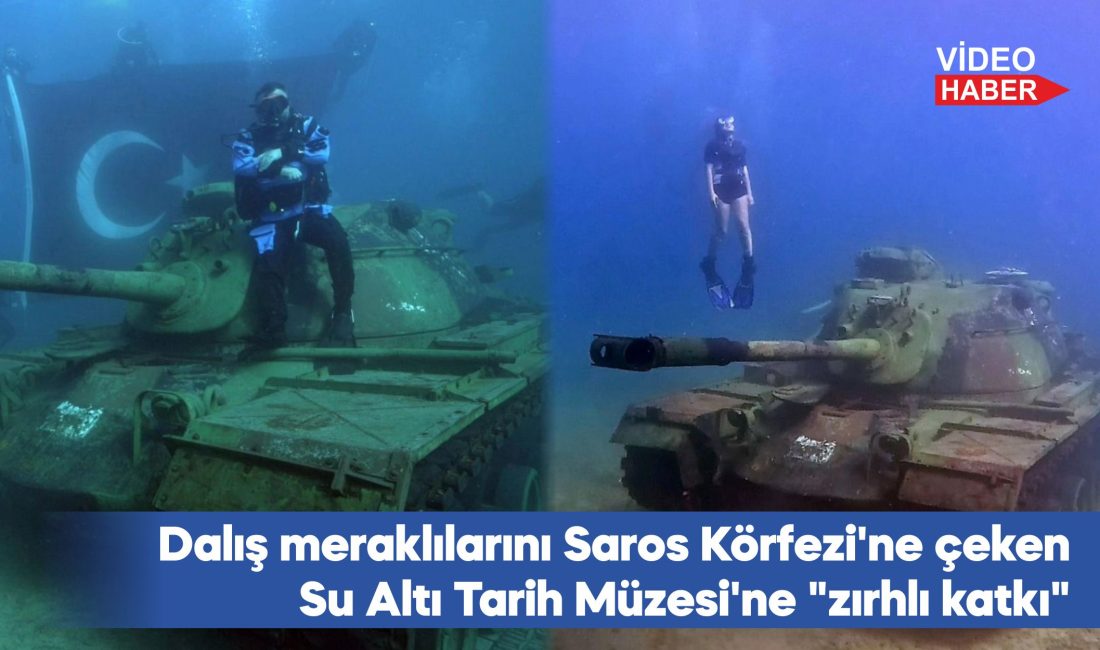 Keşan Saros Körfezi'nde oluşturulan Su Altı Tarih Müzesi'ne batırılan muharebe