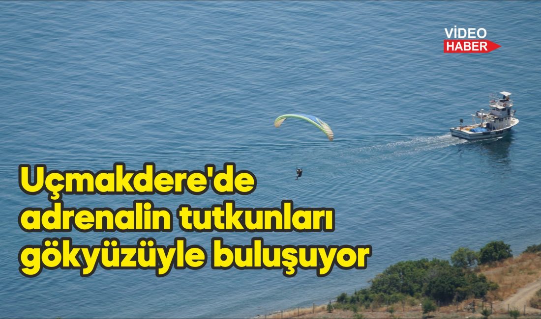 Marmara Denizi ile Ganos Dağı eteklerindeki ormanların bütünleştiği bölgede adrenalin