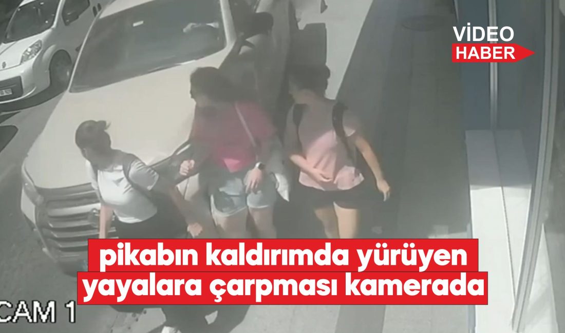 pikabın çarptığı 2 yaya yaralandı