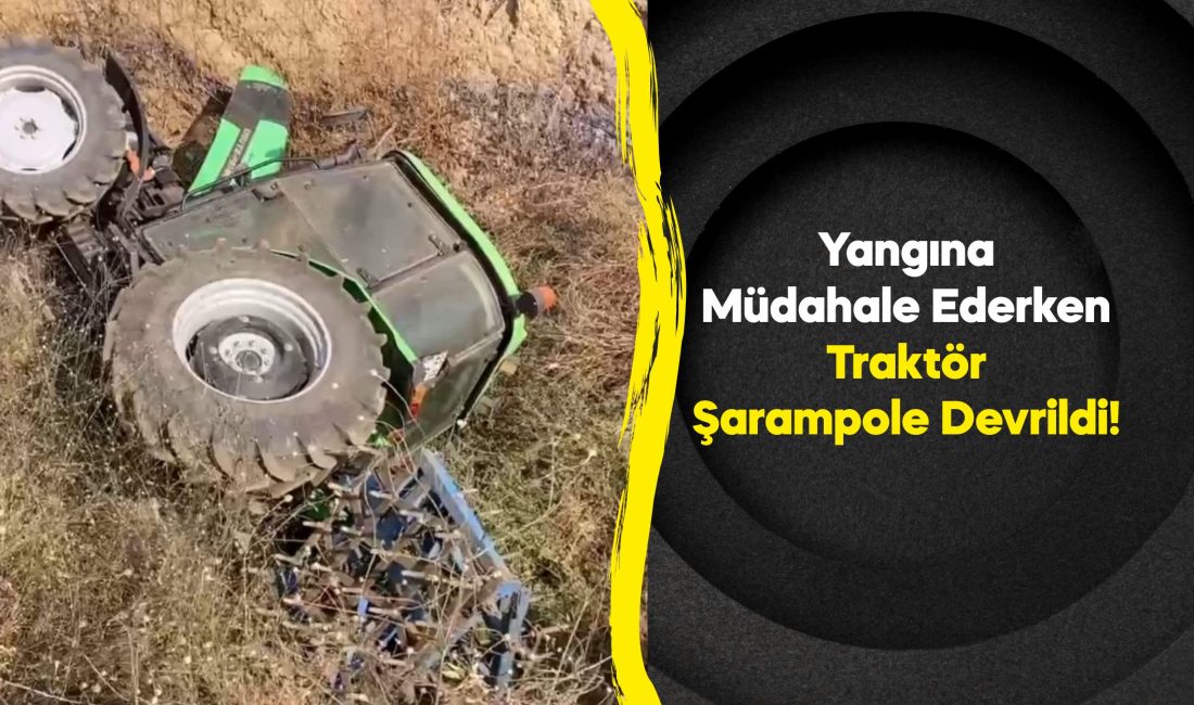 Çanakkale’nin Gelibolu ilçesine bağlı Kocaçeşme köyünde çıkan yangına müdahale sırasında