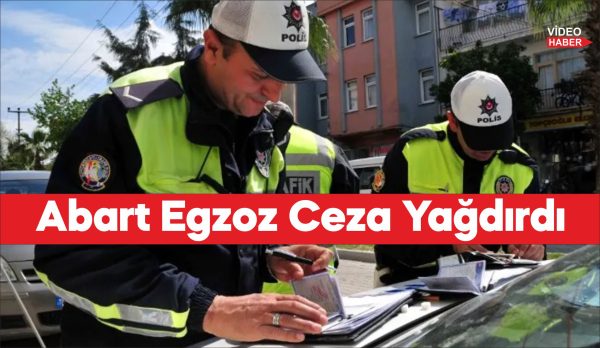 Tekirdağ'da abart egzoz kullanan 3 sürücüye 27 bin 800 lira