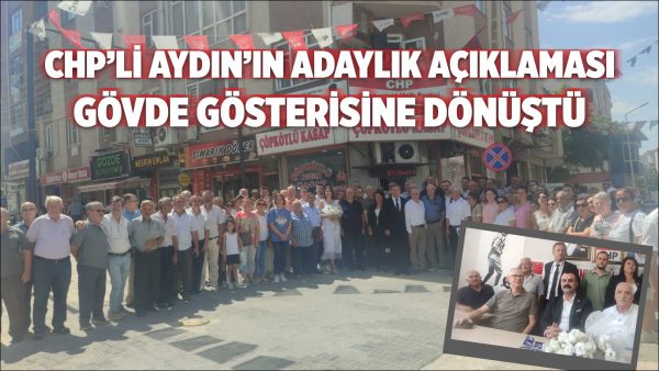 Cumhuriyet Halk Partisi (CHP) Uzunköprü İlçe Başkan Adayı Osman Aydın, 31