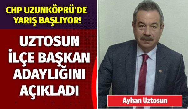 CHP Uzunköprü İlçe Sekreteri Ayhan Uztosun, yaptığı basın açıklamasıyla CHP