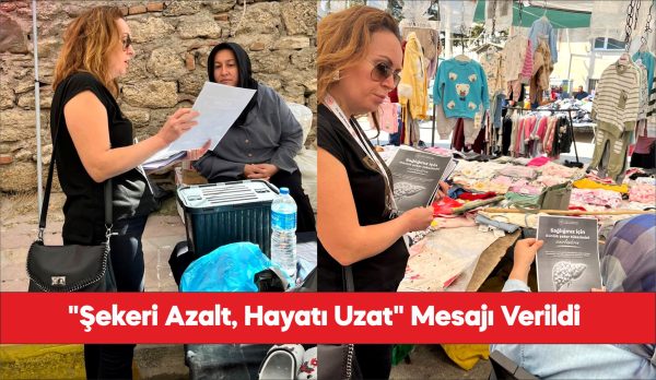 Gelibolu'da vatandaşlar şeker tüketimi konusunda bilgilendirildi