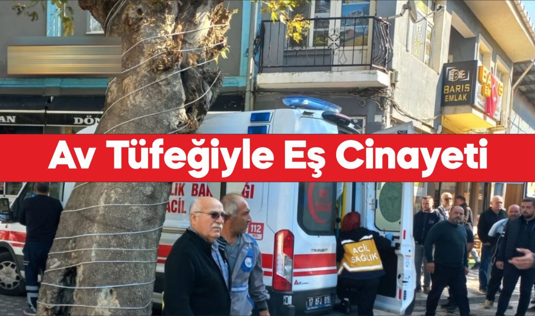 Çanakkale'de eşi tarafından av tüfeğiyle vurulan kadın öldü.