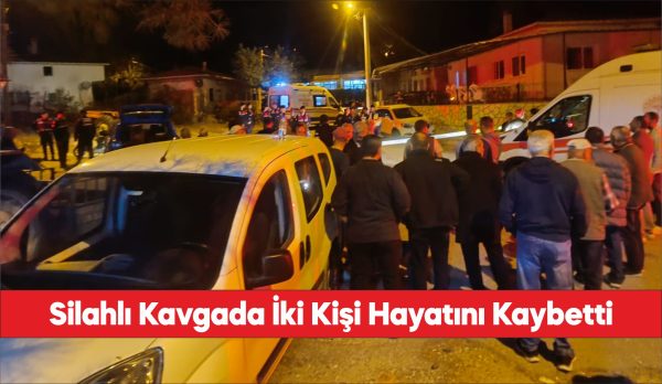 Edirne'nin Enez ilçesinde çıkan silahlı kavgada 2 kişi yaşamını yitirdi.
