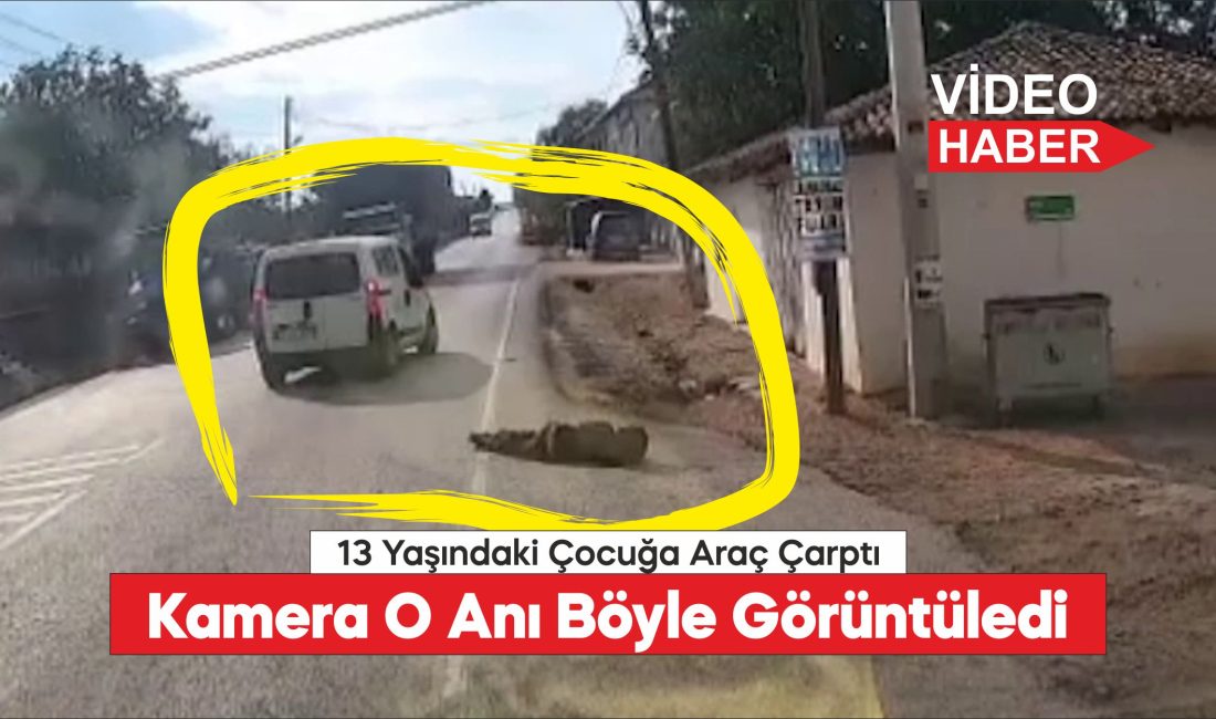 Tekirdağ’ın Hayrabolu ilçesinde, yolun karşısına geçmeye çalışan 13 yaşındaki çocuk,