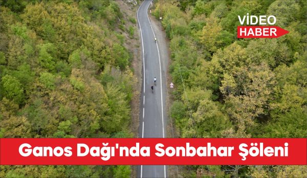 Ganos Dağı eteklerindeki ormanlar sonbahar renklerine bürünmeye başladı.