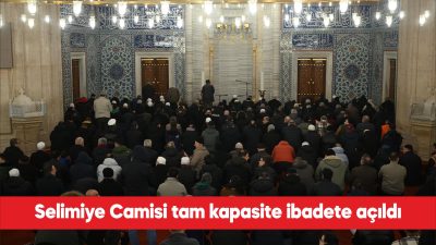 Restorasyonuna kasım 2021’de başlanan ve çalışmalar süresince kısmi ibadete açık